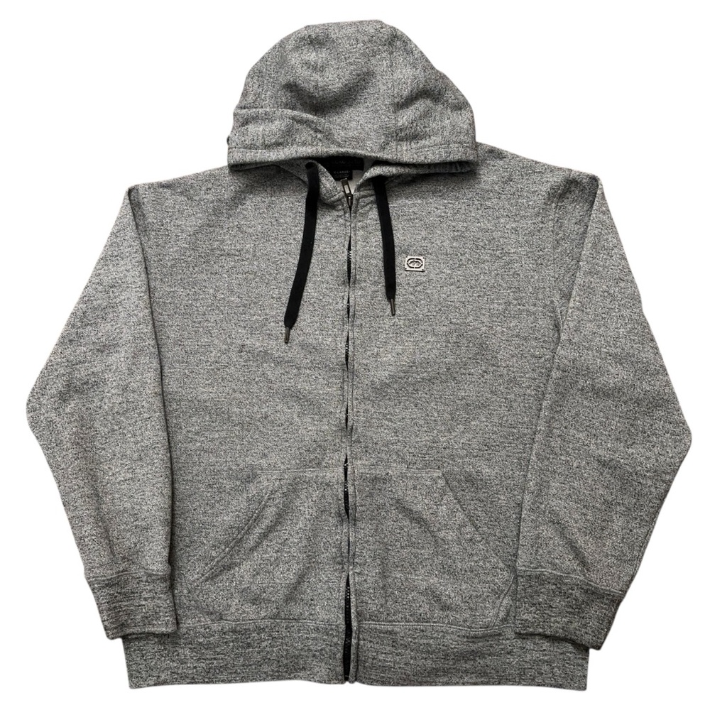 Ecko Unltd Sweatshirt Mens Size XL Full-Zip Hoodie Gray Vintage Y2K